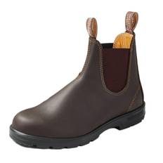 Blundstone 550 Unisex Classic Series Chelsea Boot for Men and Women with Shock Absorption and Premium Water Resistant Leather, Walnut Brown, 8 US Men