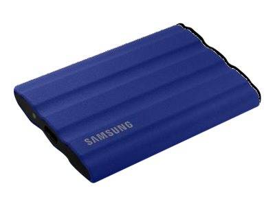 2 TB Samsung Portable SSD T7 Shield, USB-C 3.2 Gen.2, IP65 - Blå