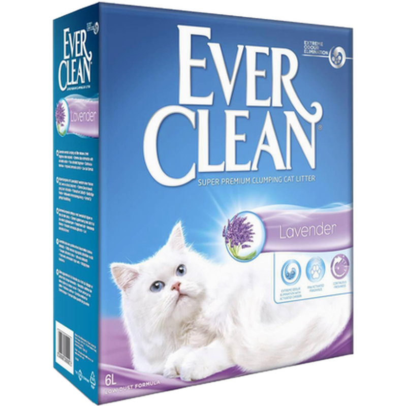 Ever Clean Lavender - Kattsand 52 x 10 L (Halvpall)