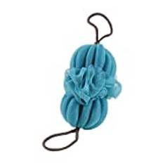 Kroppsborste i silikon Badhandduk lång band bad handduk stark gnidning dekontaminering vuxen frågar inte om ryggsubblar band bad blomma loofah Tillbaka skrubberbricka (Color : A)