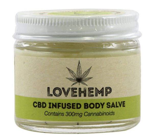 Lovehemp cbd infused body salve 50ml