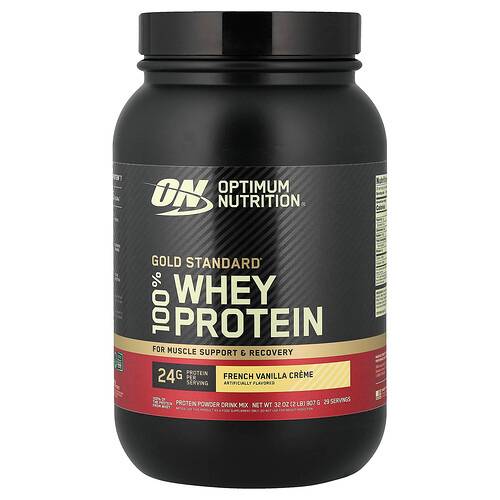 Optimum Nutrition  Gold Standard® 100% Whey Protein  French Vanilla Creme  2 lb (907 g)