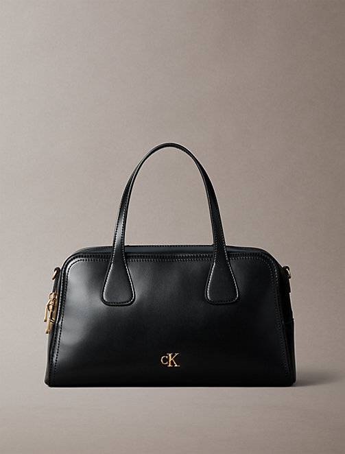 Calvin Klein  Monogram Hardware Bowling Bag