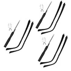 minkissy 3 Set Glasögon Ben Och Fötter Fästen Glasögon Armbyte Glasögon Ram Tempel Arm Ben Universella Glasögon Byte Tempel Glasögon Arm Glasögon Byte Skalmar