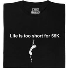 Fair gehandeltes Öko-T-Shirt: Life is too short for 56k
