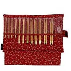 Seeknit KA58910-02 rundstickor set, bambu, röd, standard