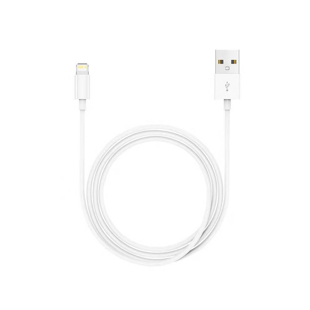 Apple Original Lightning til USB-kabel, MFi-certificeret, hurtig opladning og synkronisering til iPhone, iPad, iPod, 2 m hurtig opladning, fortykket