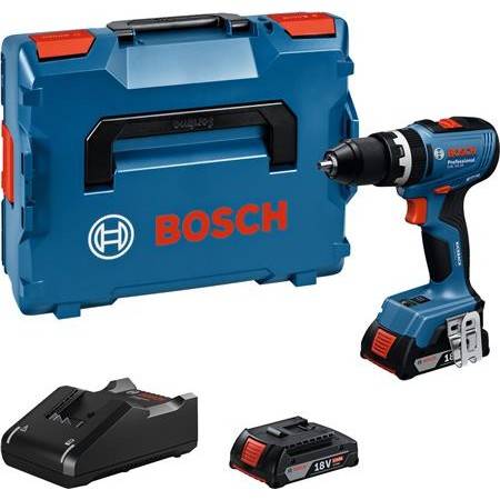 Bosch Slagboremaskine gsb 18v-65 2x5ah l-boxx.