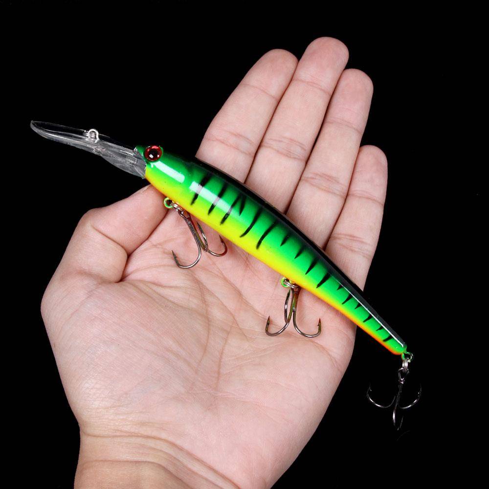 Hengjia 1st 16cm 20g Deep Diving Large Minnow Wobbler Lure Artificiellt hårt bete