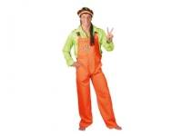 (ComputerSalg) Neonorange hängselbyxor/overall-kostym