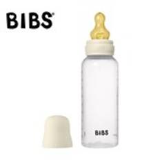 BIBS Sutteflaske i Glas 240 ml Latex - Ivory