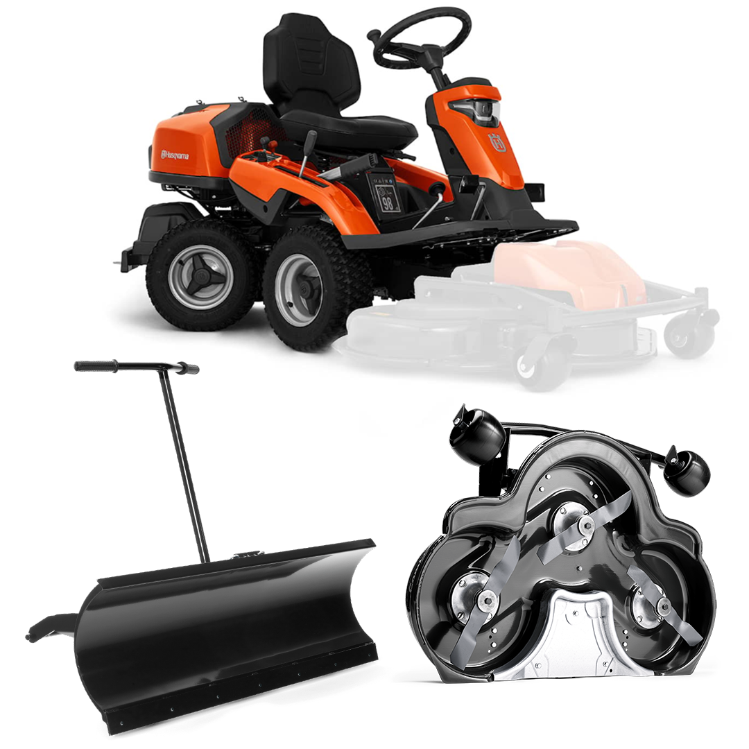 Husqvarna Åkgräsklippare med plogpaket R 316TsX AWD Rider