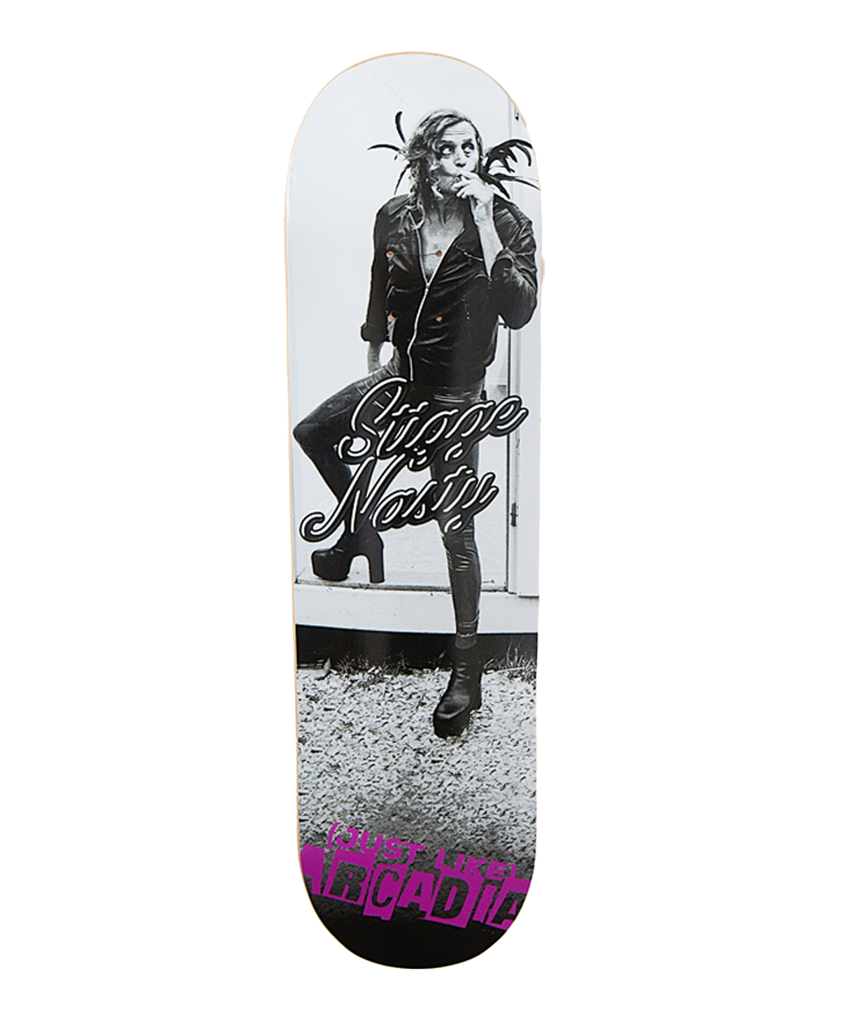 Just Like Arcadia Skateboard, Deck
