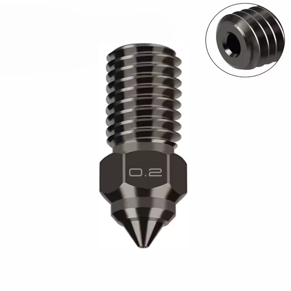 High Speed Nozzle til ENDER 7 Spider, Ender 3 V3 SE, Ender 5 S1 - Hærdet stål / 0.8mm