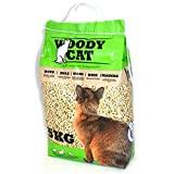 Global Träflis för katt 8 liter | Woody Cat Wood Absorberande Pellets | Chip för kattsandlåda