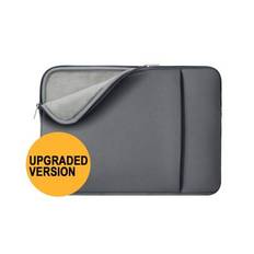Grey Laptop Inner Bag With Soft Lining, Simple And Suitable For 11, 13, 14, 15, 16 Inches Laptop, Compatible With Apple, Dell, Hp, Acer And Asus Class - Dark Grey - 11 inch,13 inch,14 inch,15-16 inch