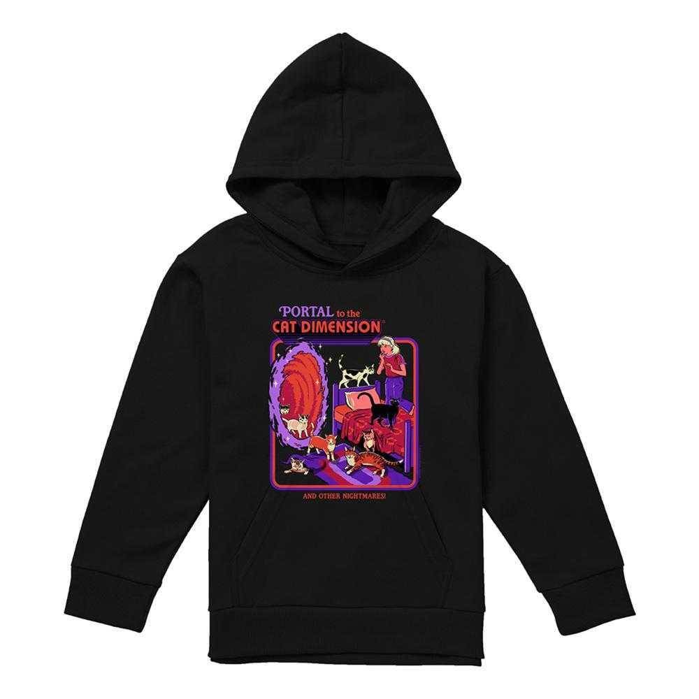 Steven Rhodes Childrens/Kids Cat Dimension Hoodie 9-11 Years