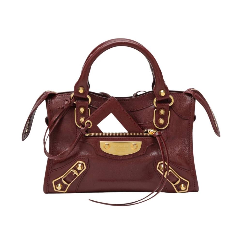 Balenciaga Le City Uptown Mini Bag - Tasker - Dame - Rød - ONE SIZE - Bomuld