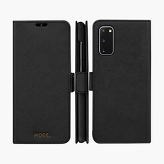 New York 2 i 1 flip etui Samsung S20 Plus sort