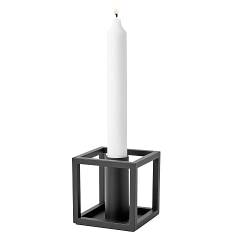 Kubus lysestage - sort (På lager i butik)