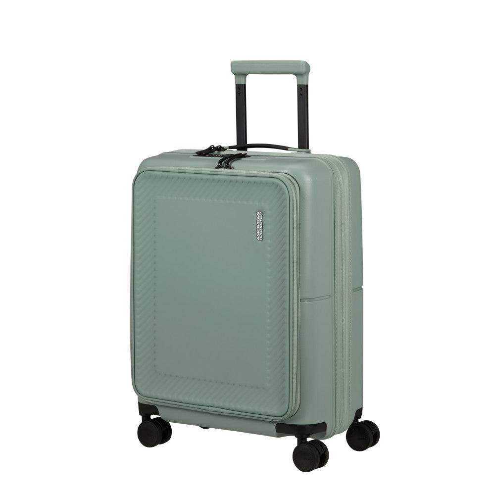 American Tourister Dashpop Spinner Kabinväska Datorfack 55cm, Isberg Grön