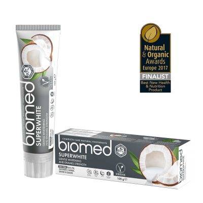Biomed Superwhite Tandkräm med hydroxyapatit 100 g