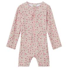 Kuling Paros Mønstret UV-dragt Summer Flowers 98/104 cm  Lyserød  98/104 cm  unisex