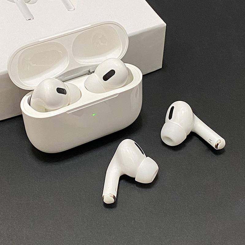 TWS Stereo Wireless 5.0 Bluetooth Earphone In-Ear Mini Earbuds Gaming Sport Headset Med Laddningsbox Mic För IOS Android Smartphones vit