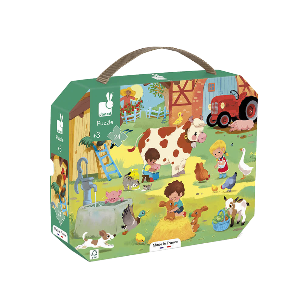 Puzzle A Day At The Farm - 24 pieces - Default Title
