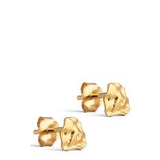 Rio Studs Accessories Jewellery Earrings Studs Gold Enamel Copenhagen
