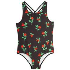 Mini Rodini Lingonberries Aop Baddräkt Brown 92/98 cm  Brun  92/98 cm  unisex