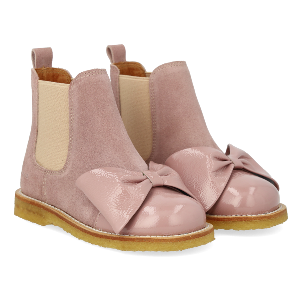 Angulus Chelsea Støvle m. sløjfe Faded Rose 27