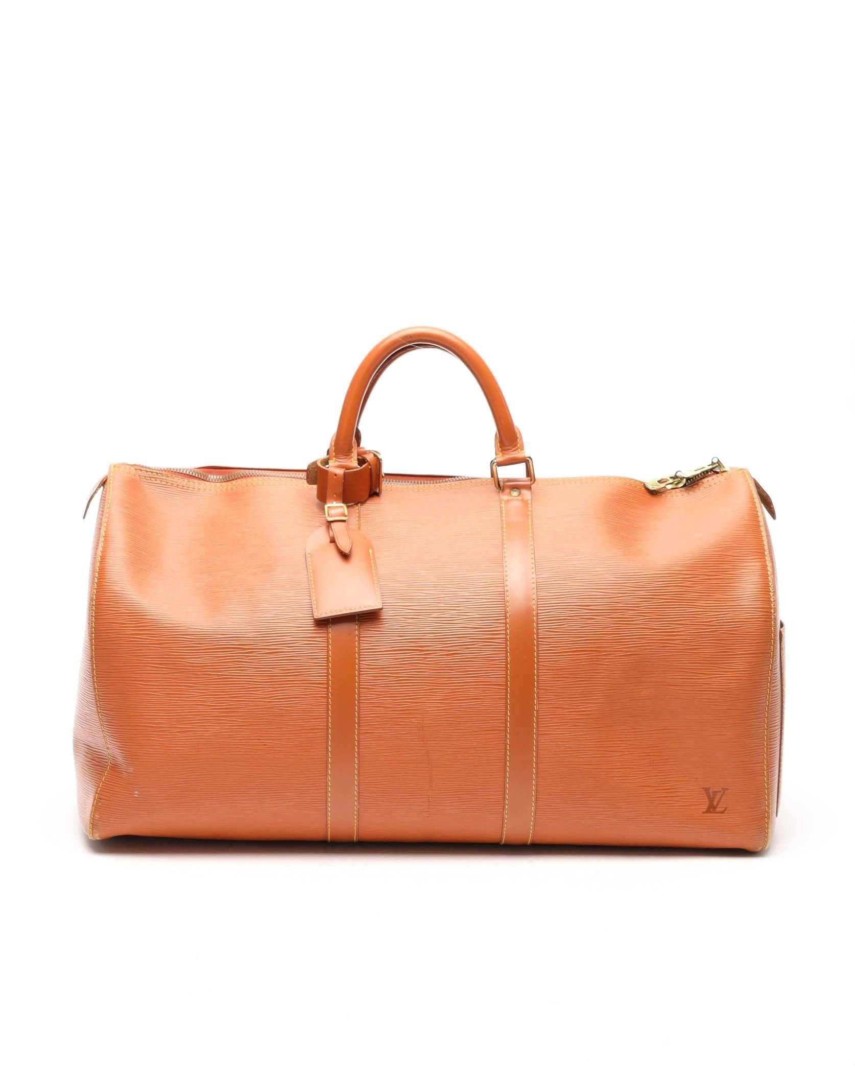 Louis Vuitton Epi Cipango Keepall 50 Weekend Bag - Orange - One Size