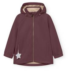 Mini A Ture Kid's Mataden Softshell Jacket Softshelljacka Barn Storlek 134 Färg lila