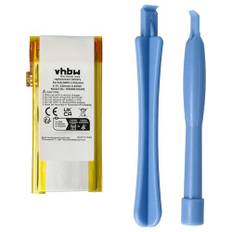 vhbw 1 x batteri kompatibel med Apple iPod Nano 4G, 4:e generationen 8 GB, 4. Gen. MP3-spelare musikspelare (230 mAh, 3,7 V, Li-Polymer)