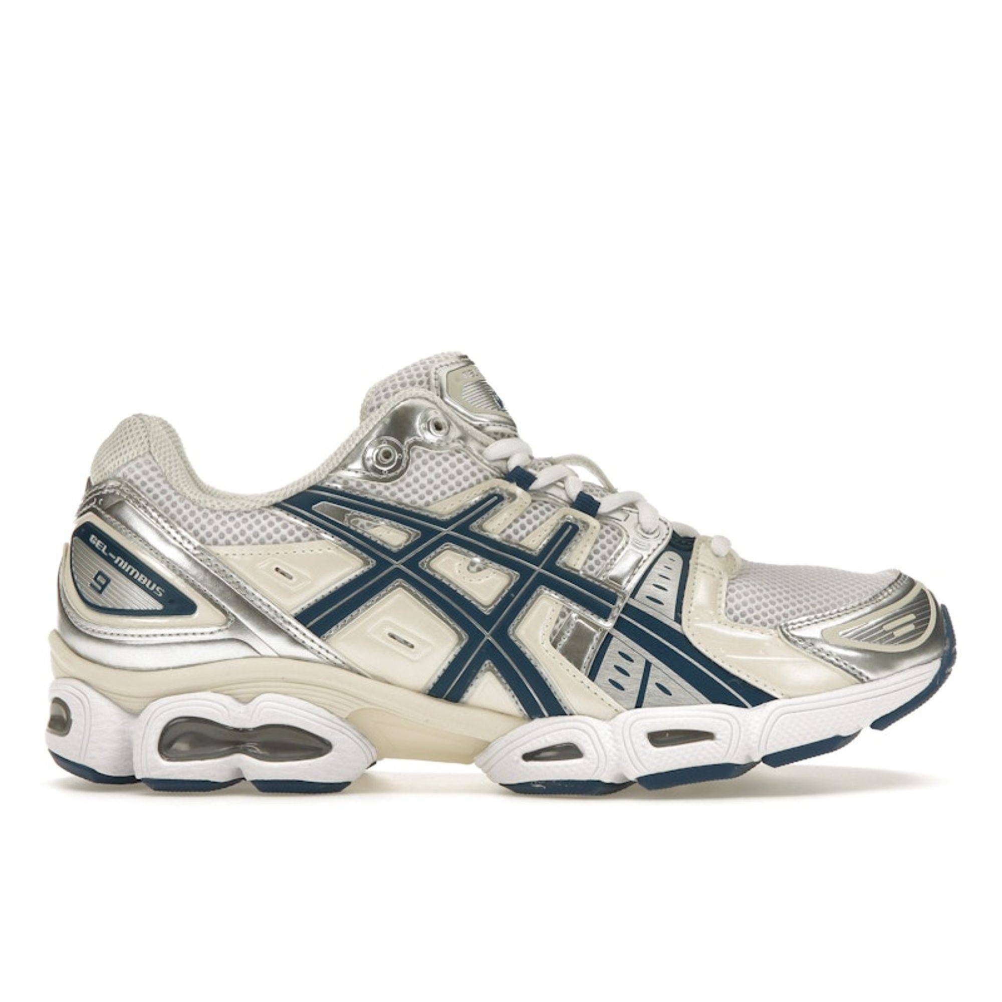 ASICS Gel Nimbus 9 Vit Ljus Indigo Dam Sneakers 1202A278-108 37