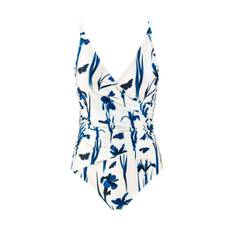 Seaspray Seaspray Cream Padstow Gathered Bandeau Swimsuit