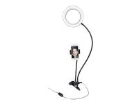 (ComputerSalg) Dörr LED Selfie Ring Light SLR-16 Bi-color - Kamerabelysning - 1 huvuden x 64 lampa - LED - DC