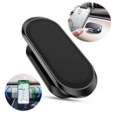 360 Rotatabel bilholder med magnet til mobil sort