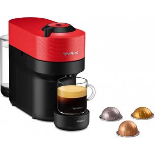 Nespresso Vertuo POP XN920510WP -kaffekapselmaskin, röd/svart