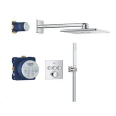 Grohe Precision SmartControl 310 komplet indbygget brusesystem m/SmartActive hovedbruser - Krom