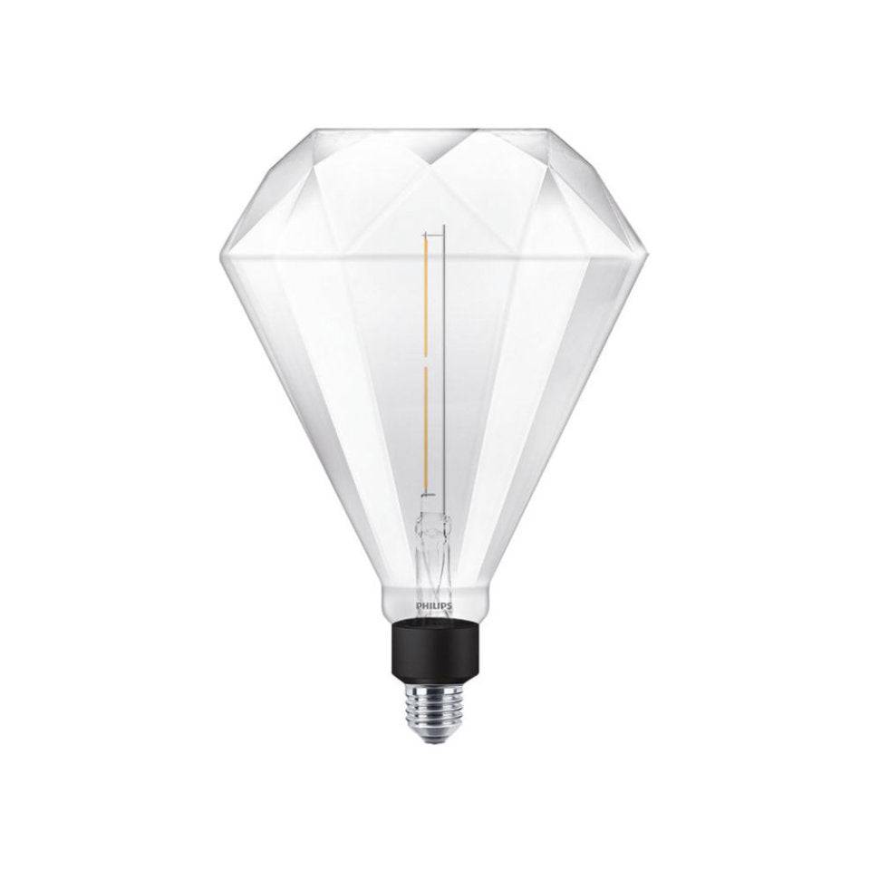 Philips LED Globepære Diamant 4W(35W) 830 400lm Dim Klar E27