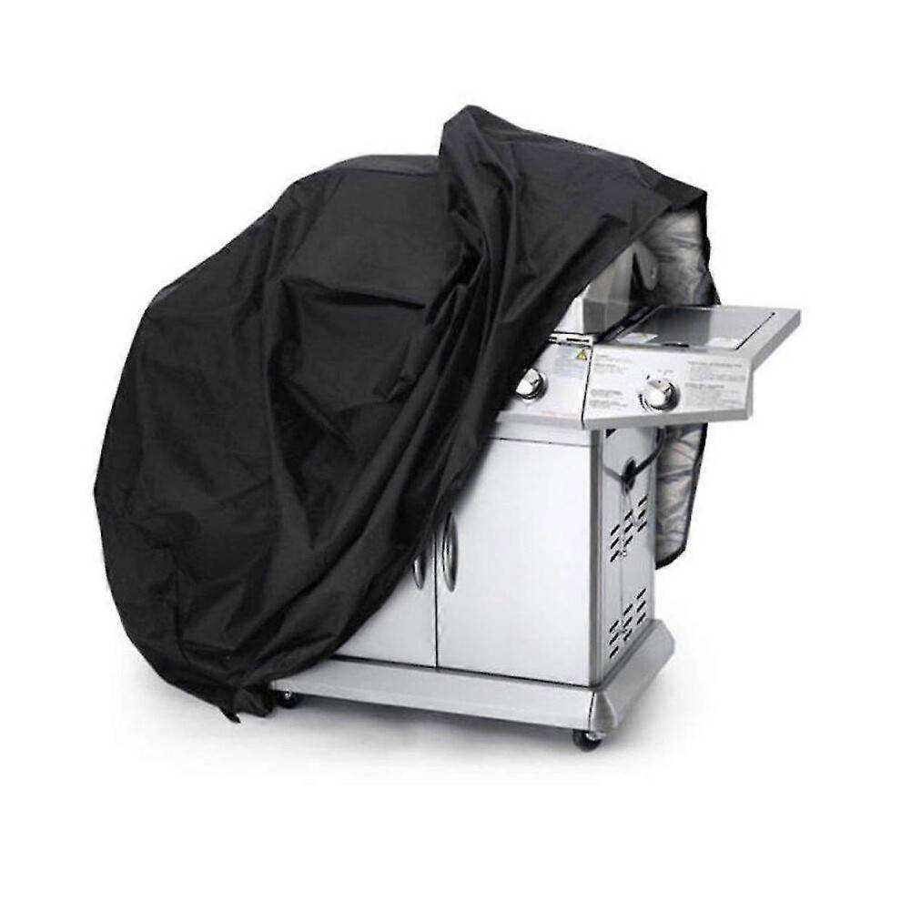 (190x71x117cm) Heavy Duty Waterproof Barbecue (bbq) Storage Cover - Black Cy)
