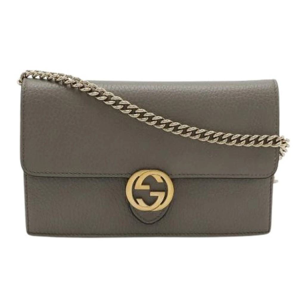 Gucci Vintage - Pre-owned Läder Cross Body Väska Vintage - Dam - ONE Size - Läder