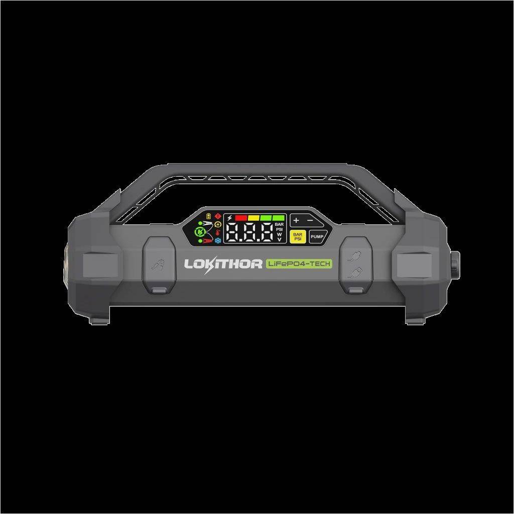 JA3000 PRO 12V 3000A 46.08Wh LiFePO JumpStarter, 150PSI Air Inflator, ConnectMax