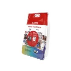 Canon PG-540L/CL-541XL Photo Value Pack - Blank - 2-pack - Lång livslängd - svart, färg (cyan, magenta, gul) - original - blister - bläckbehållare / papperspaket - för PIXMA MG3150, MG3550, MG3650, MG4250, MX395, MX455, MX475, MX525, MX535, TS5150, TS5151