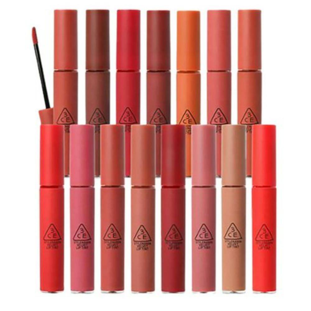 3CE 3CE Velvet Lip Tint / Lip Tint, CHILDLIKE, 4g, 1 piece brown