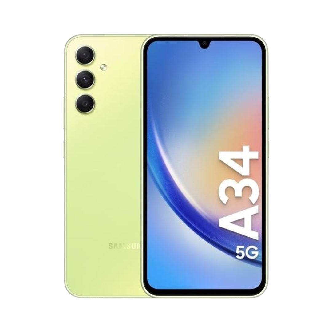 Brugt Samsung Galaxy A34 | 128GB | Grøn | Brugbar stand