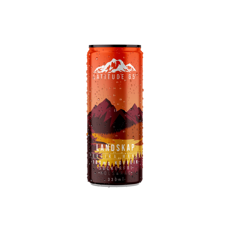 Latitude 65 Landskap Persika/mango 330 ml - Multi