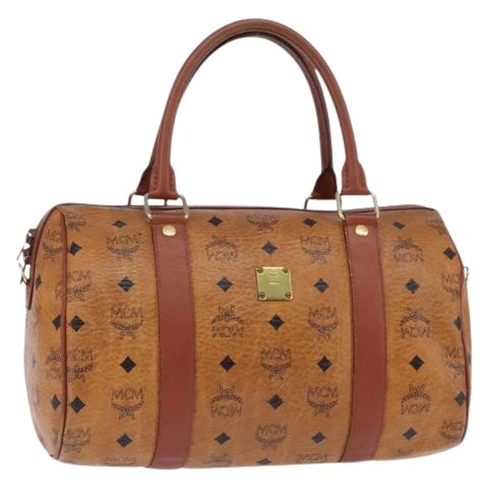 MCM Pre-owned Pre-owned Weekend Bag - Vintage - Dame - Brun - ONE SIZE - Læder